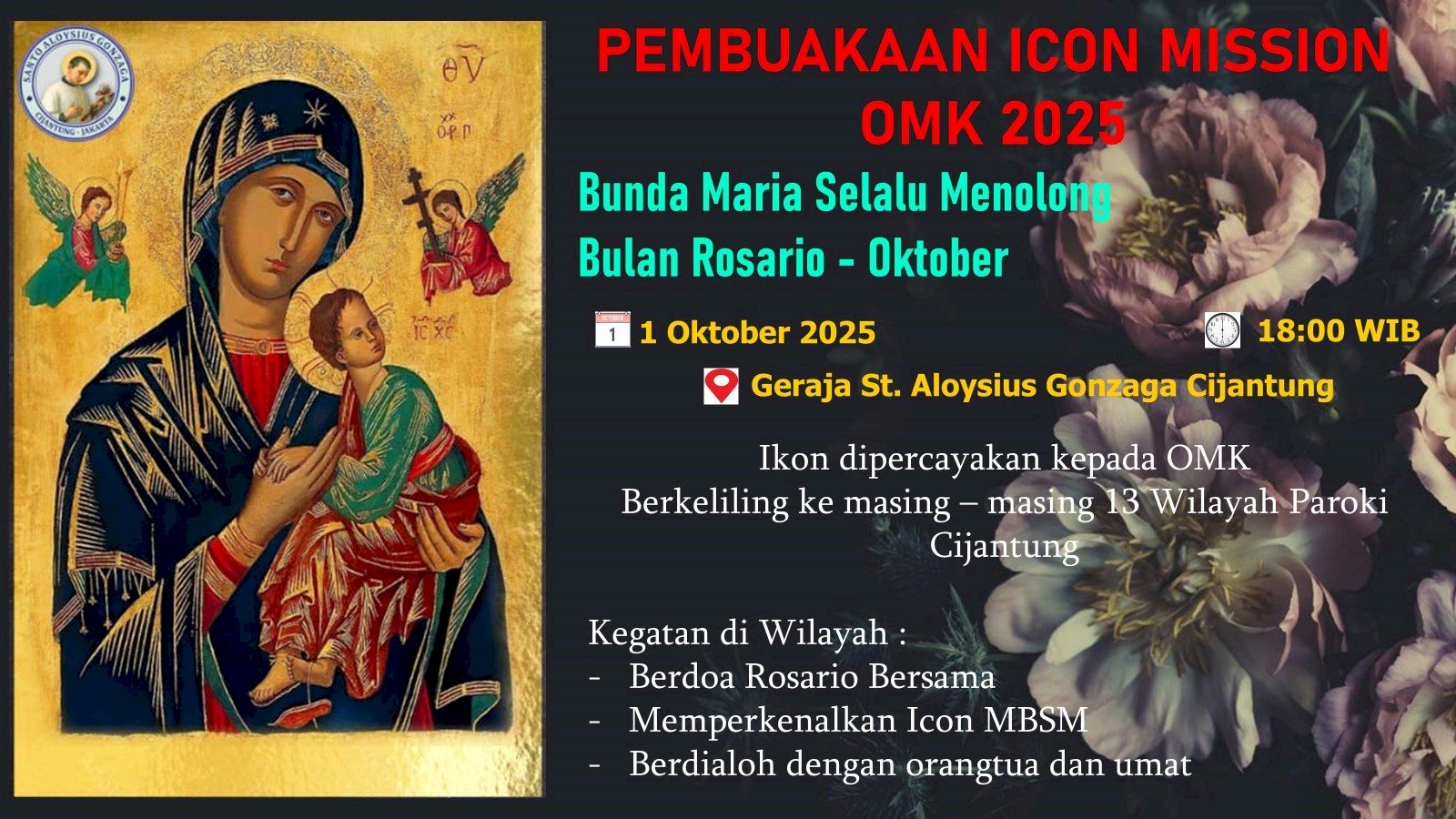 Pembukaan Bulan Rosario Oktober 2025